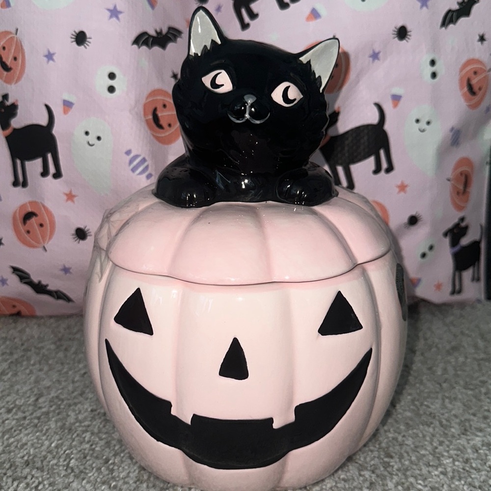New 🎃🐈‍⬛ cookie jar medium size